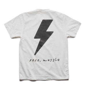 LIGHTNING STRIKE TEE WHITE