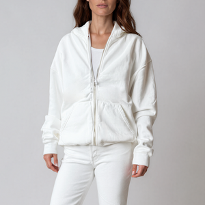 Mussla hoodie vintage white