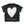 HEART RAW EDGE TEE ANTHRACITE
